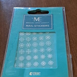 Expressions Nail Stickers - White/ BUNDLE ONLY